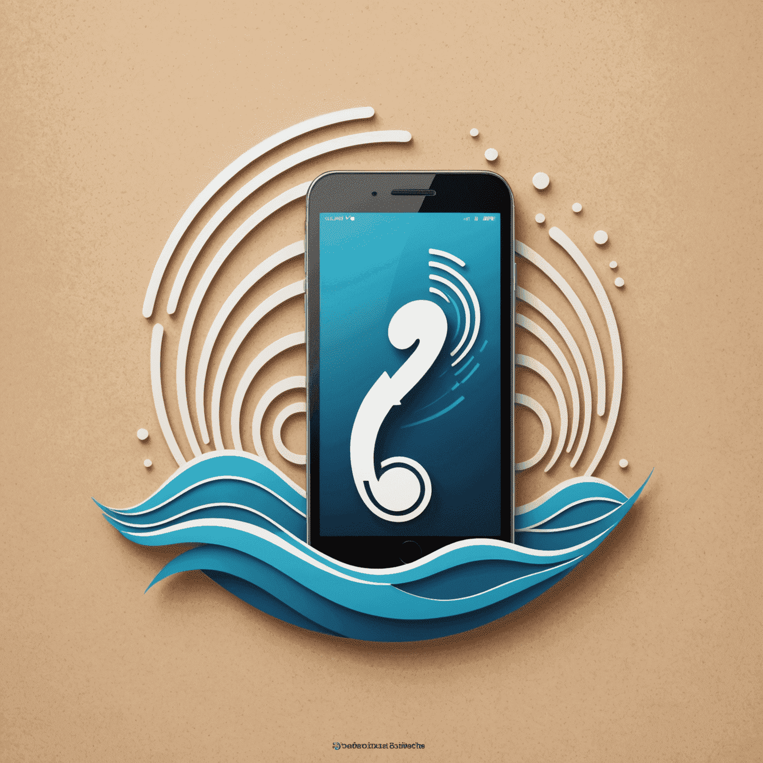 Sembiozte logo featuring a stylized mobile phone icon with signal waves